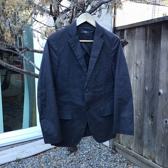 Jil Sander Other - Uniqlo +J Jil Sander Blazer Mens Medium Black Lightweight Tailored Jacket